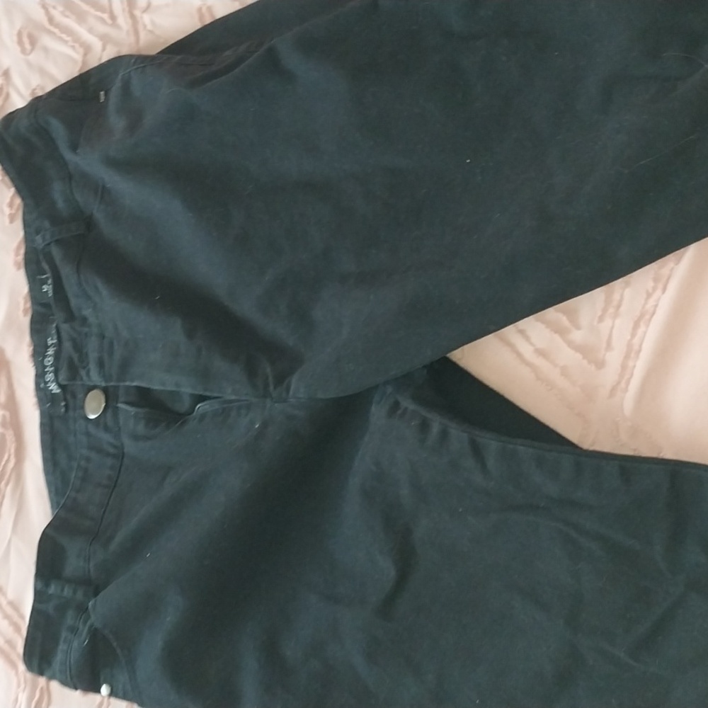 Women's size 12 black pants/ jeans .
